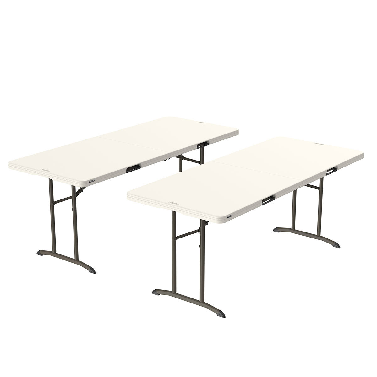Commercial 6' Fold-in-Half Table, 2-pack