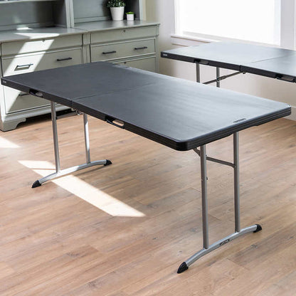 Commercial 6' Fold-in-Half Table, 2-pack