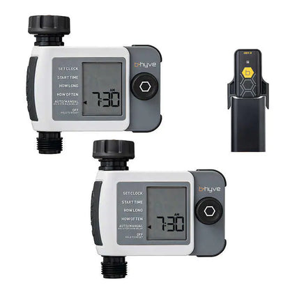 Orbit B-Hyve XD 1-Port Smart Home Watering Timer 2-pack with Wi-Fi Hub