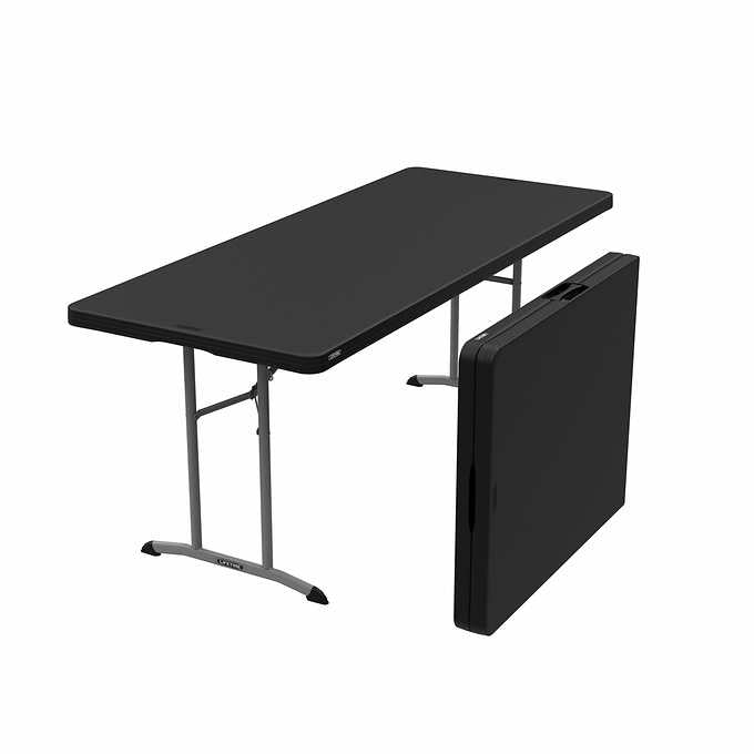 Commercial 6' Fold-in-Half Table, 2-pack