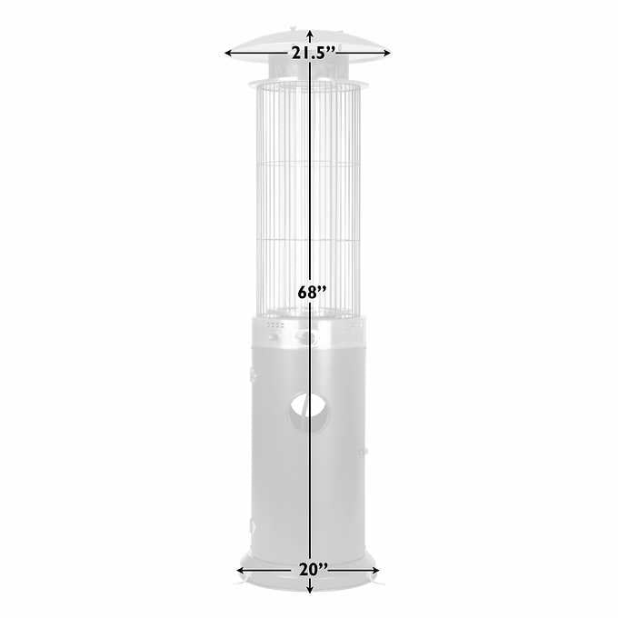 Spiral Flame Patio Heater