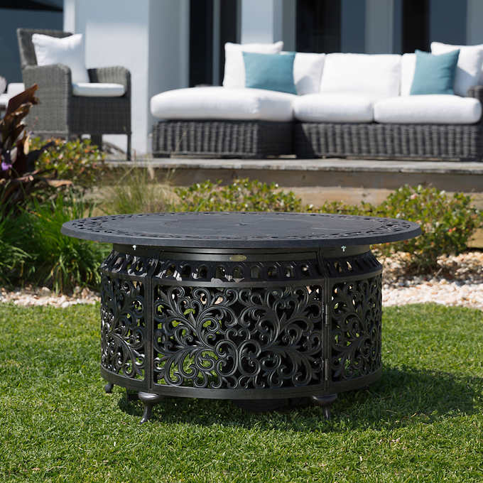 Sedona Cast Gas Fire Pit Round