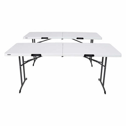 Commercial 6' Fold-in-Half Table, 2-pack