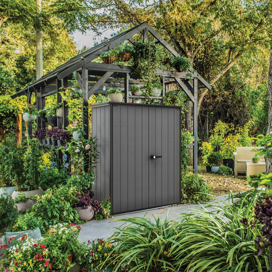Keter Cortina Alto Premium Modern Vertical Outdoor Storage Shed