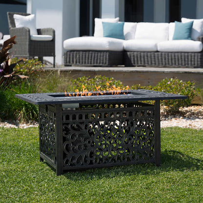 Sedona Cast Gas Fire Pit Round