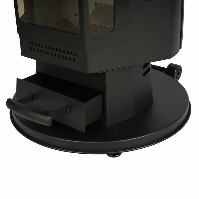 Flame Pro 81”H Steel Patio Pellet Heater