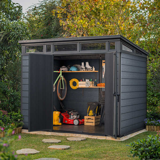 Keter Cortina Premium Modern Outdoor Storage Shed
