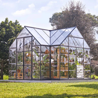 Palram Canopia Victory Orangery 10'x12' Greenhouse and Solarium w/Auto Vent Kit