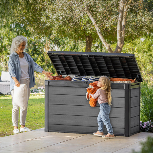 Large Deck Box for Patio- 200 Gal