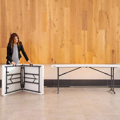 Commercial 6' Fold-in-Half Table, 2-pack