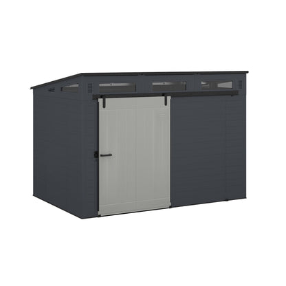 Suncast Modernist 10ft x 7ft. Sliding Door Storage Shed