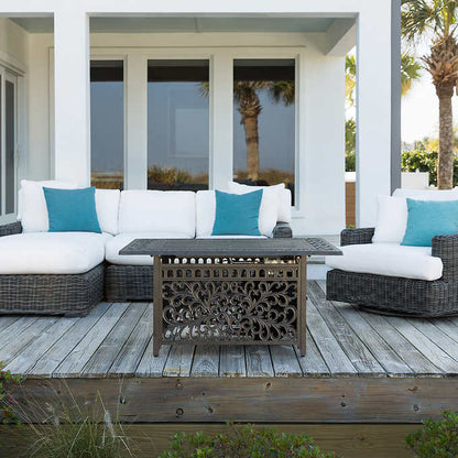 Sedona Cast Gas Fire Pit Round