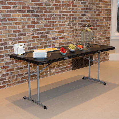 Commercial 6' Fold-in-Half Table, 2-pack