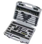 1/4 in. & 3/8 in. Drive Black Chrome Laser Etched SAE & Metric Mechanics Tool Set