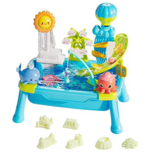 Water Play Table with Electric Faucet