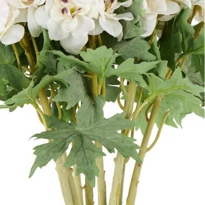 38 in. Tall White Delphinium Artificial Flower Stem