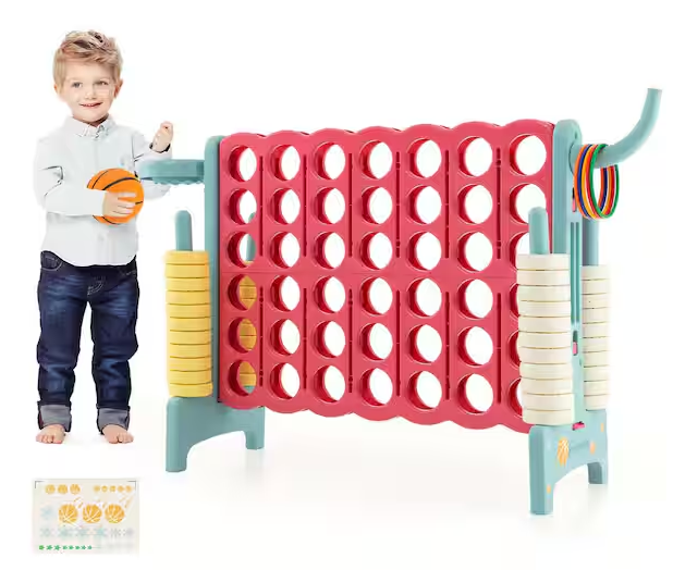 A Row Giant Game Set with Stickers for Kids