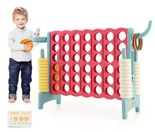A Row Giant Game Set with Stickers for Kids