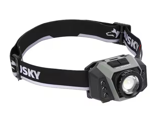 600 Lumens Dual Power Rechargeable Headlight