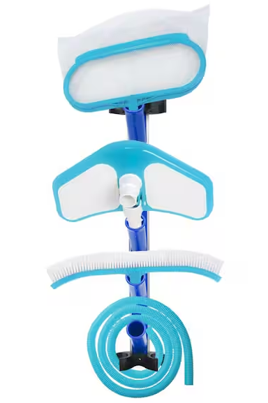 Swimming Pool Cleaning Supplies Rack Organizer Hanger Caddy