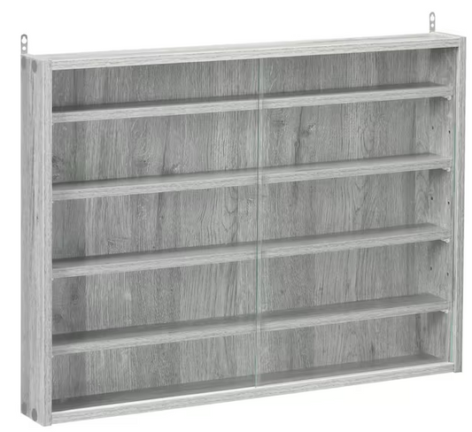 5-Tier Wall-Mounted Display Cabinet Decorative Box