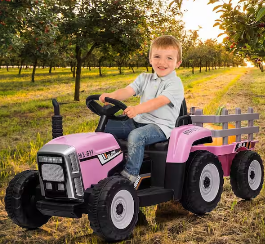 12V Ride on Tractor, Electric Vehicle Toy