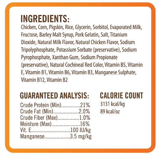Nutri Chomps Chicken Twists, 21 ct.
