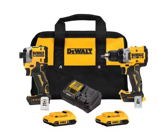 20V MAX XR Cordless Drill/Driver, ATOMIC Impact Driver 2 Tool Combo Kit