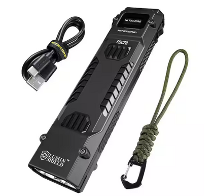 6500 Lumens Flat Shape USB-C LED Rechargeable Flashlight