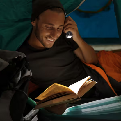 500-Lumens Dual Power Focusing Aluminum Flashlight