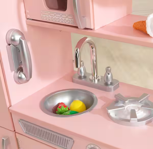 Pink Vintage Kitchen Playset