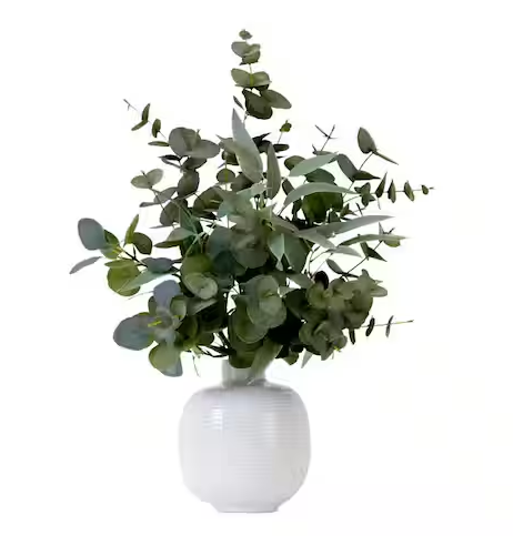 24 in. Green Artificial Eucalyptus Leaves