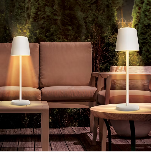 LED Patio Touch Lamps. 2 pk