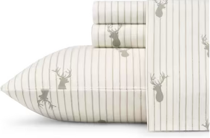 Graphic Flannel Sheet Set