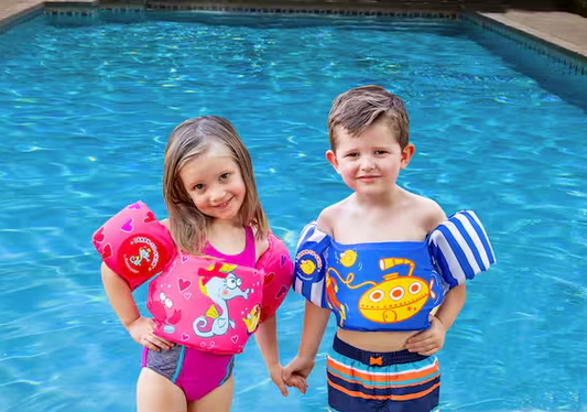 LIL Splashers Swimming Pool Trainer Floats in Pink