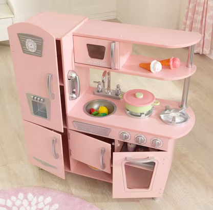 Pink Vintage Kitchen Playset