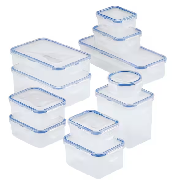 22-Piece Easy Essentials Food Storage Container Set