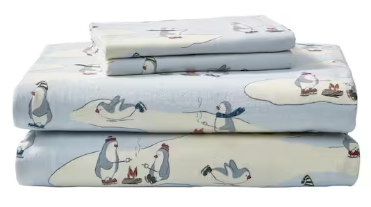 Graphic Flannel Sheet Set