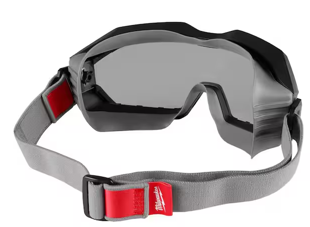 Gray Non-Vented Dual Coat Len's Goggle