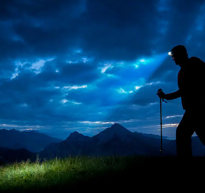 600 Lumens Dual Power Rechargeable Headlight