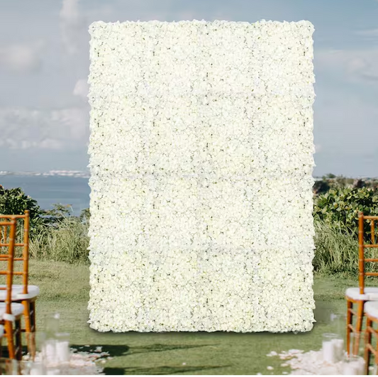 Silk Artificial Hydrangea Flower Wall Panel