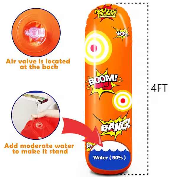 4 ft. Kid's Inflatable Punching Bag