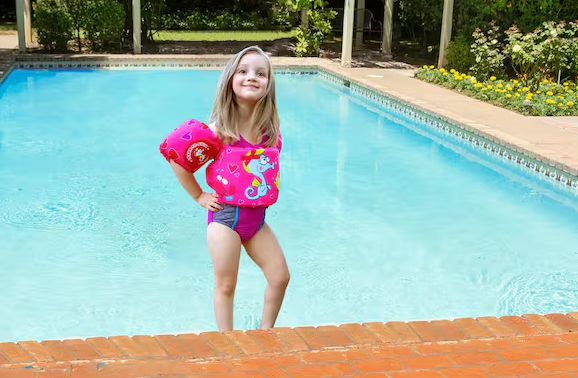 LIL Splashers Swimming Pool Trainer Floats in Pink