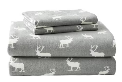 Graphic Flannel Sheet Set
