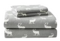 Graphic Flannel Sheet Set