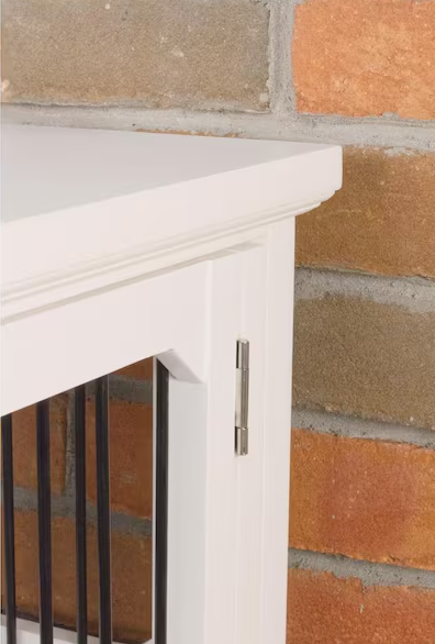 Slide Aside Crate And End Table, White, Medium