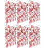 White and Pink Artificial Rose Flower Wall Panel