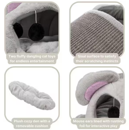 Gray Lukas Cuddly Cave