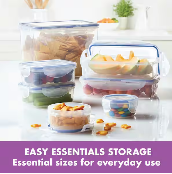 22-Piece Easy Essentials Food Storage Container Set