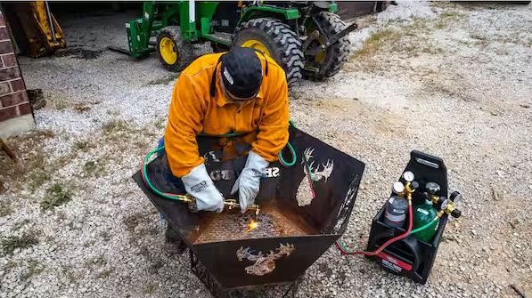 4 in. Green Safety Black IR5 Lens Brazing Goggles